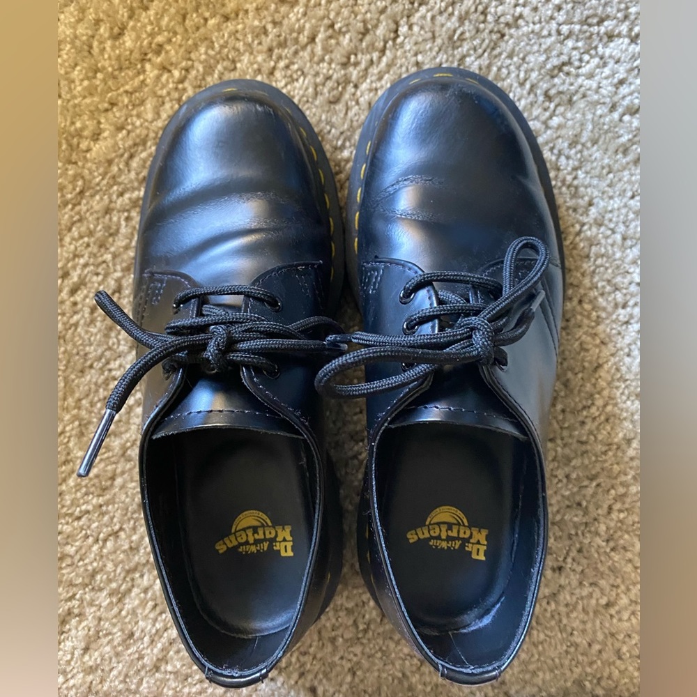 Dr. Martens 1461 Smooth Leather Platform Shoes